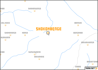 map of Shokombenge