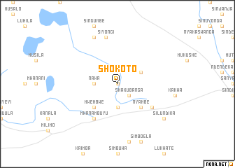map of Shokoto