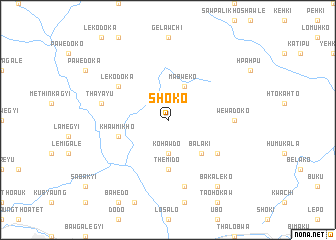 map of Shoko