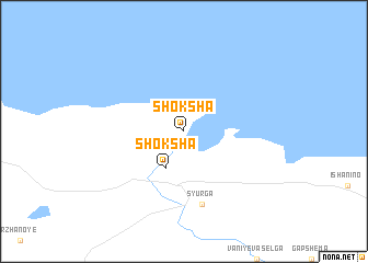 map of Shoksha