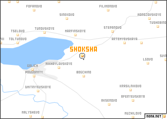 map of Shoksha