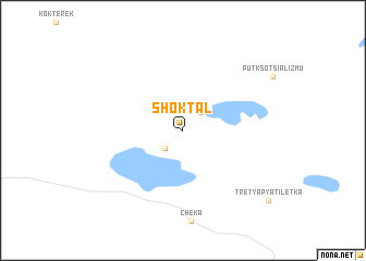 map of Shoktalʼ