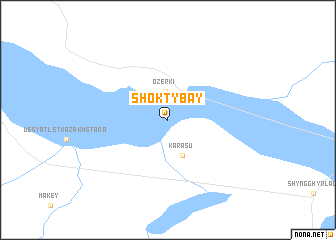 map of Shoktybay