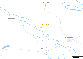 map of Shokybay
