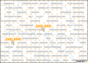 map of Sholapāi