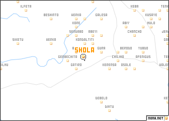 map of Shola