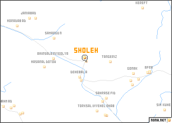 map of Sho‘leh