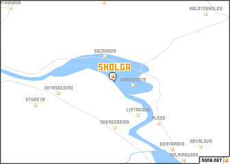 map of Sholga