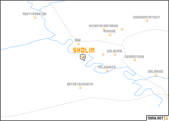 map of Sholim