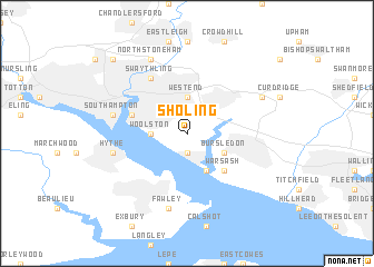 map of Sholing