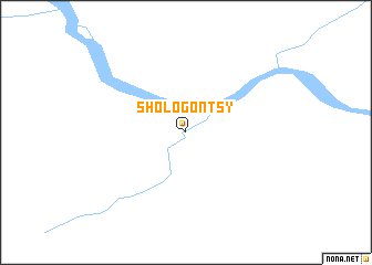 map of Shologontsy