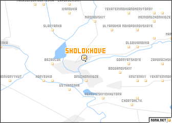 map of Sholokhove