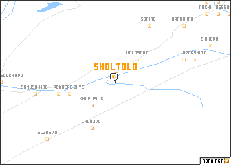 map of Sholtolo
