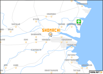 map of Shōmachi