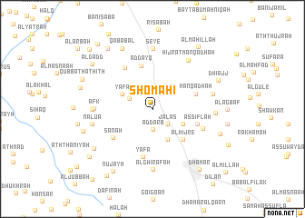 map of Shomahi