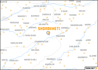 map of Shomakhetʼi