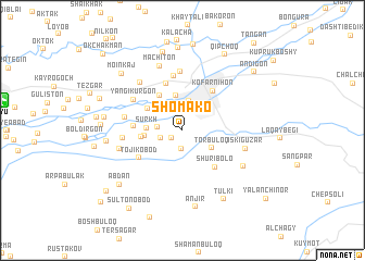 map of Shomako