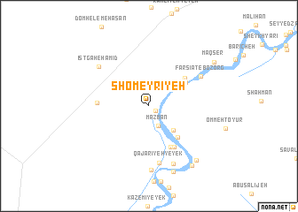 map of Shomeyrīyeh