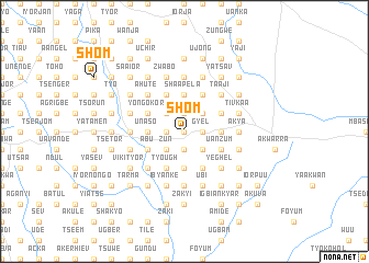 map of Shom