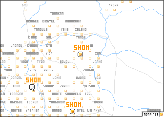 map of Shom