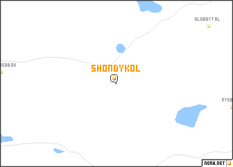 map of Shondykolʼ