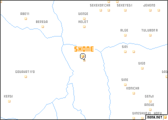 map of Shonē