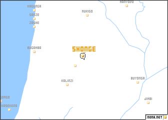 map of Shonge