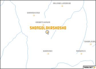 map of Shongolo-Kashosho