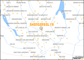 map of Shongor-e ‘Olyā