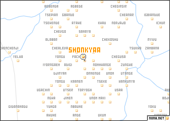 map of Shonkyaa