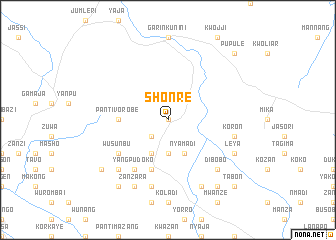 map of Shonre