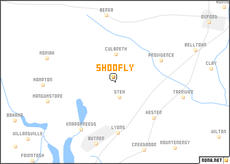 map of Shoofly