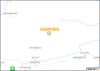 map of Shopford