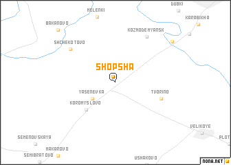 map of Shopsha
