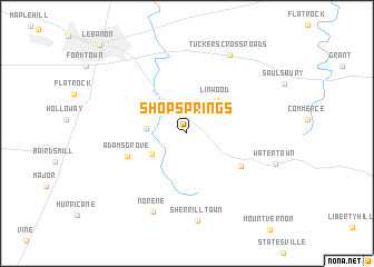 map of Shop Springs