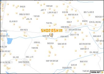 map of Shorashim