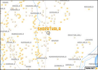 map of Shoratwāla