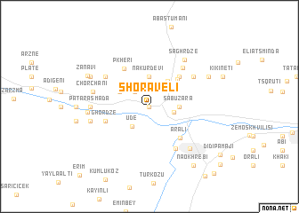 map of Shoraveli