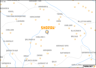 map of Shōrāw