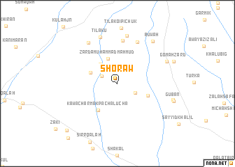 map of Shōrāw