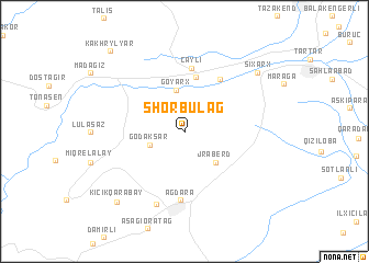 map of Shorbulag