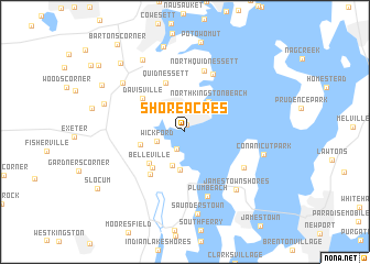 map of Shore Acres