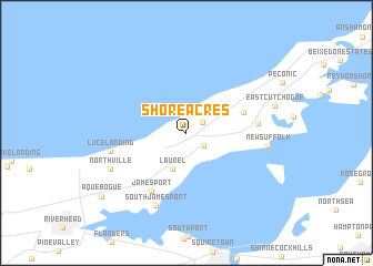 map of Shore Acres