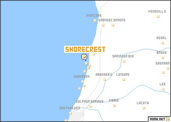 map of Shorecrest