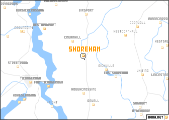 map of Shoreham