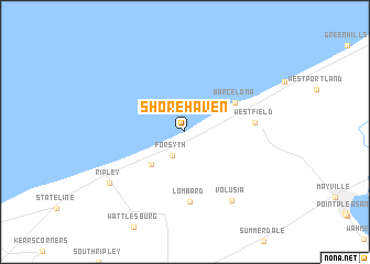 map of Shore Haven