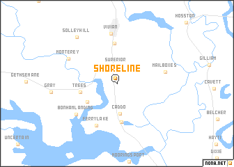 map of Shoreline