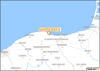 map of Shore Oaks