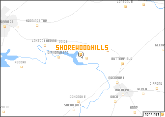 map of Shorewood Hills