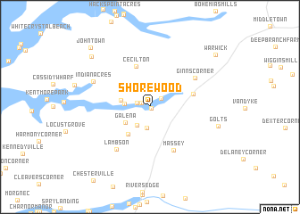 map of Shorewood